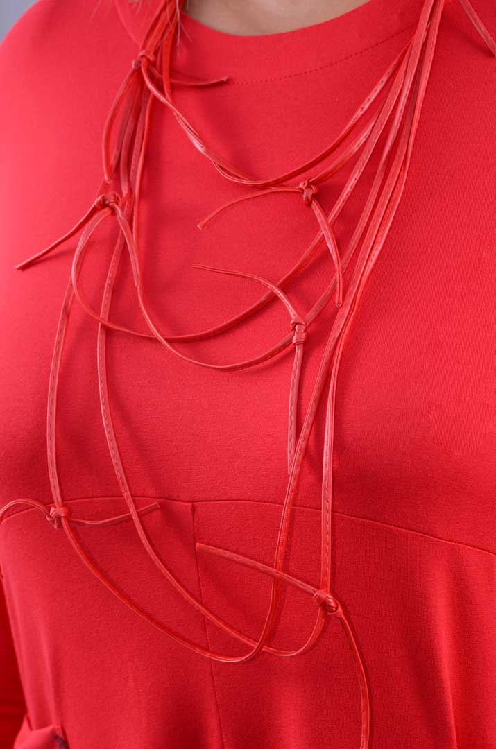 Туніка трапеція з прикрасою супер батал