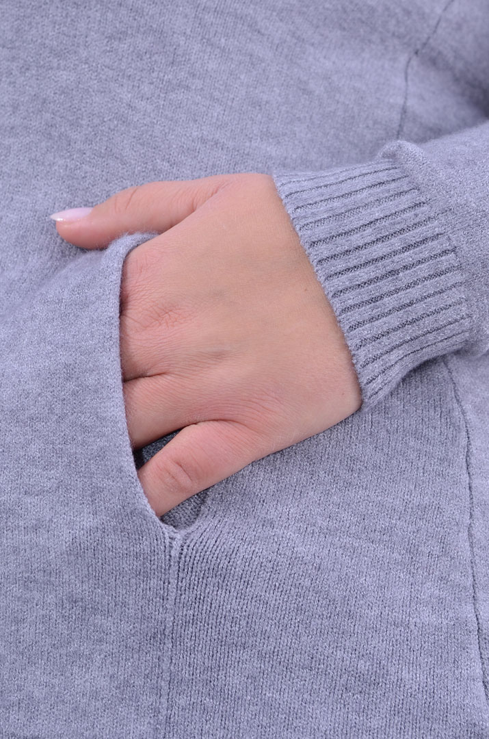 Базова пряма туніка з кишенями в різних кольорах батал