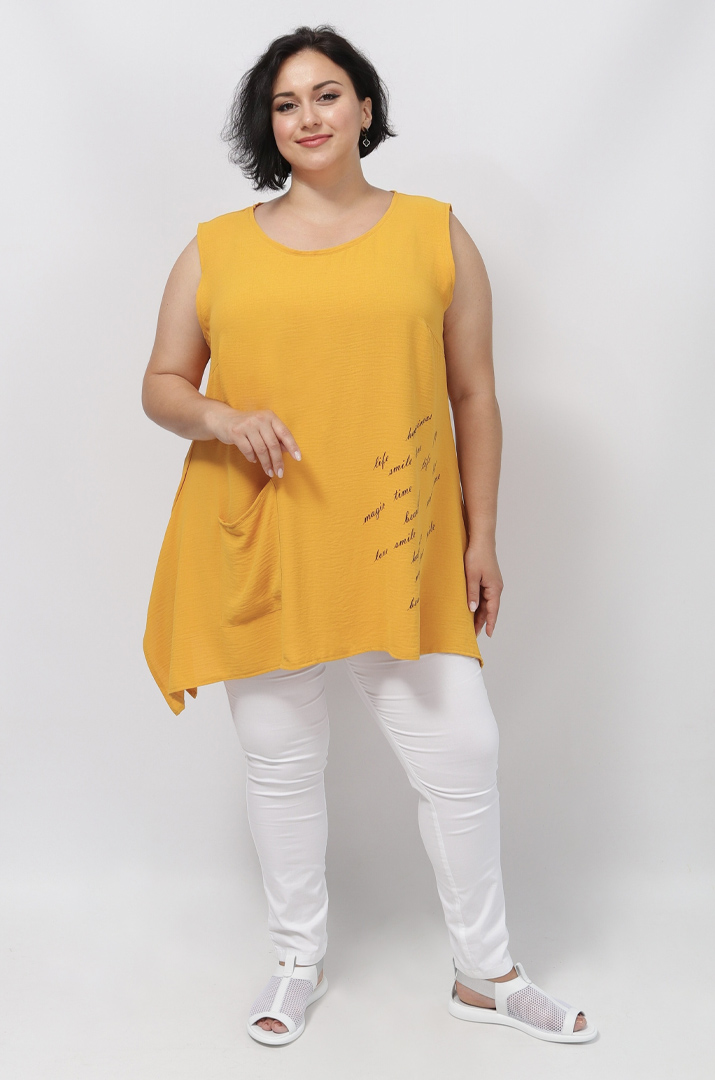 Туніка довга в різних кольорах супер батал