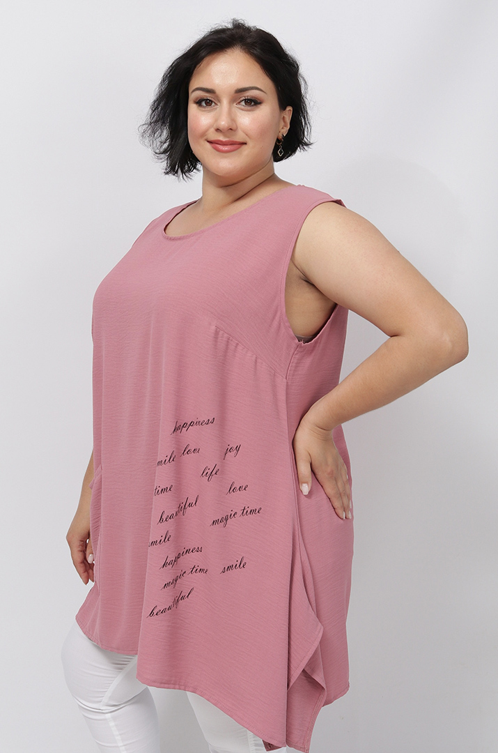 Туніка довга в різних кольорах супер батал