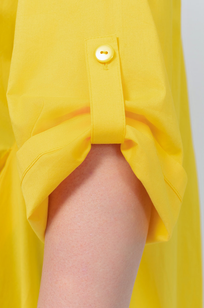 Туника рубашка в цветочный принт и блестки батал