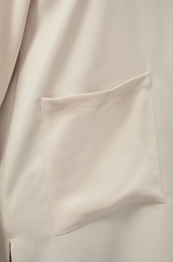 Туника с карманами и украшениями батал