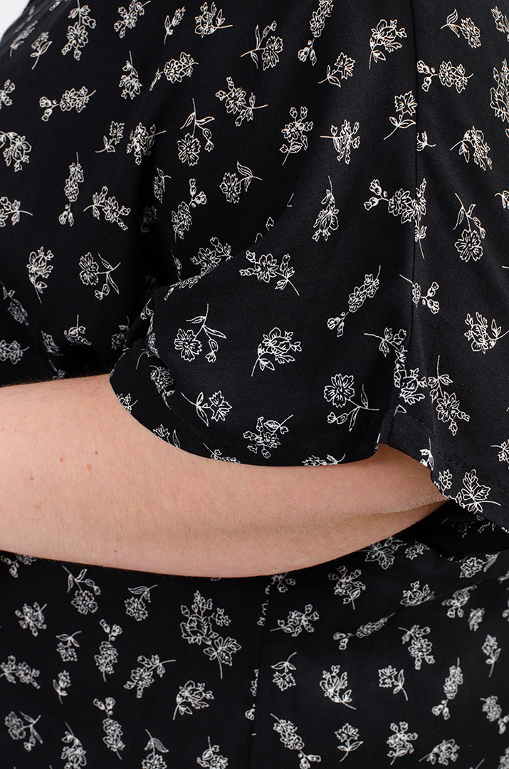 Стильна туніка з коміром супер батал