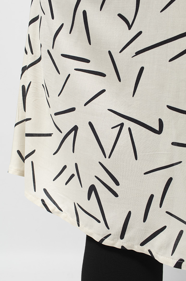 Стильна туніка з коміром супер батал