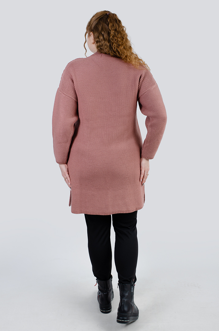 Туніка в'язана з кишенями батал