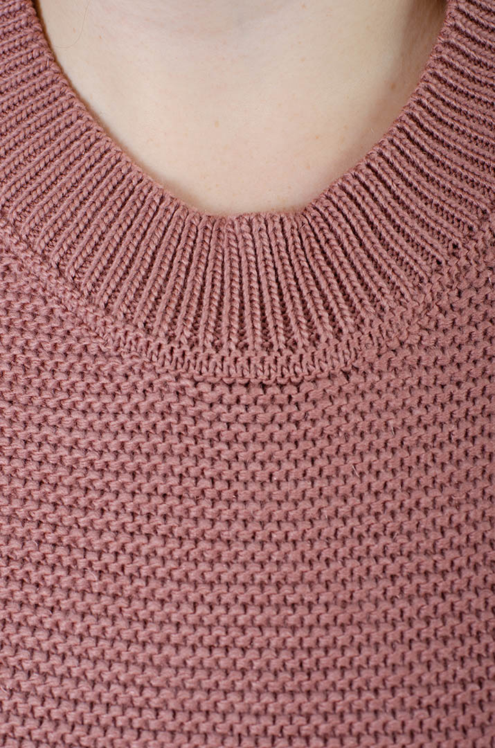 Туніка в'язана з кишенями батал