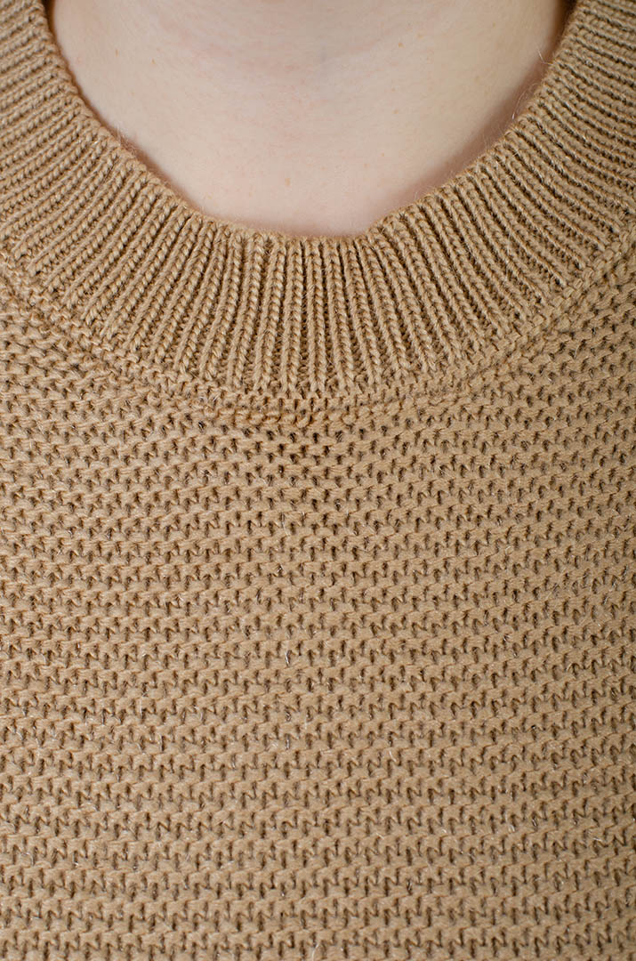 Туніка в'язана з кишенями батал