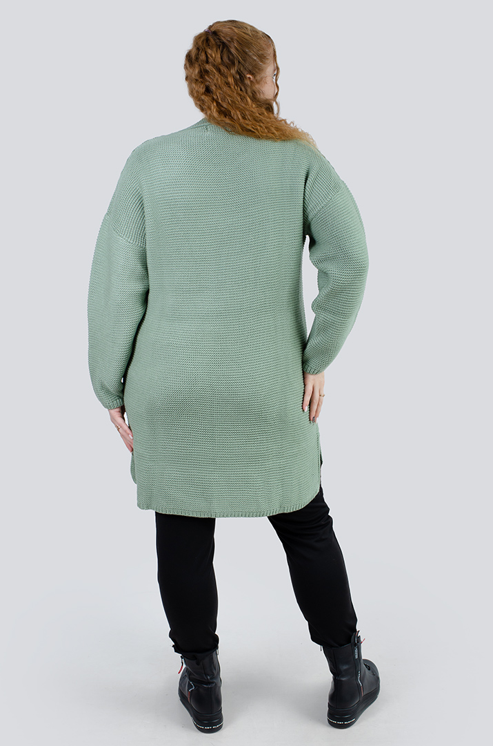 Туніка в'язана з кишенями батал