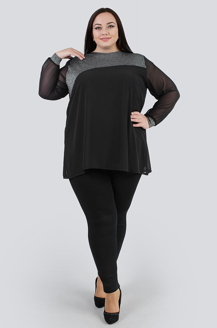 Туніка шифонова супер батал