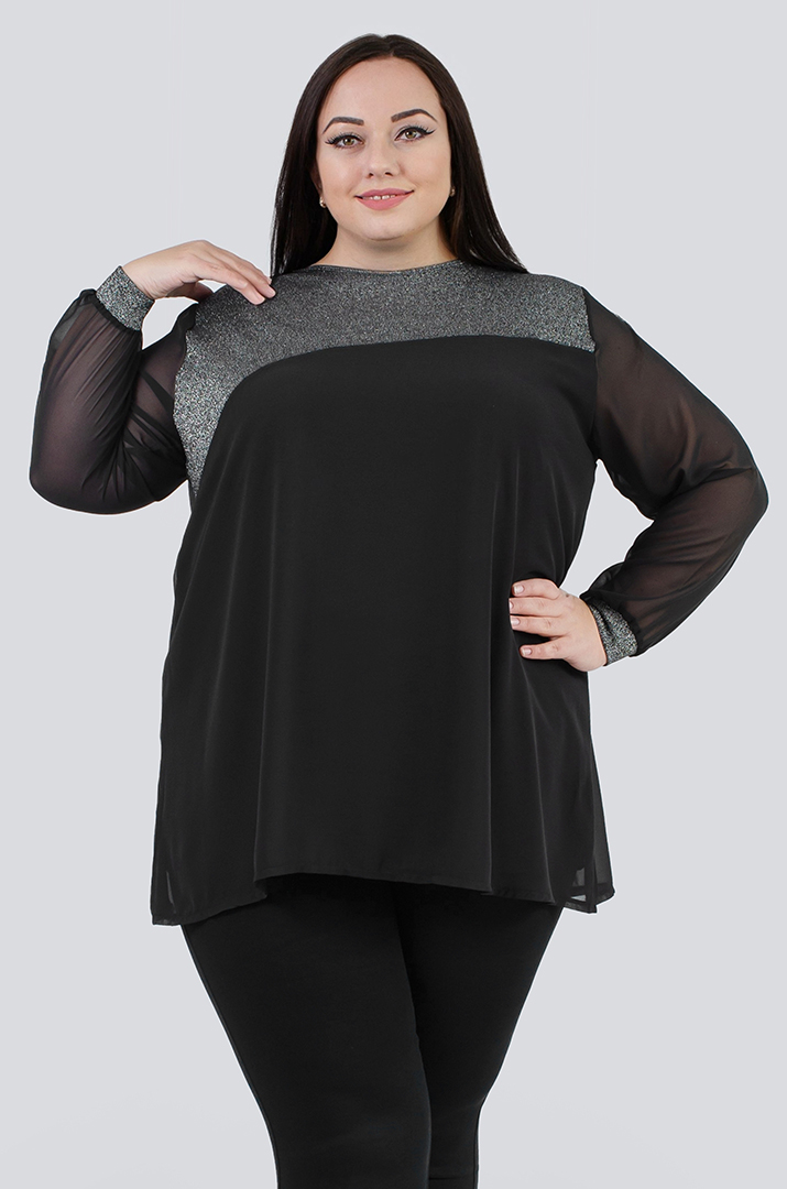 Туніка шифонова супер батал