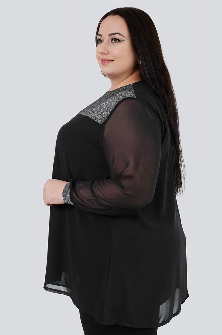 Туніка шифонова супер батал