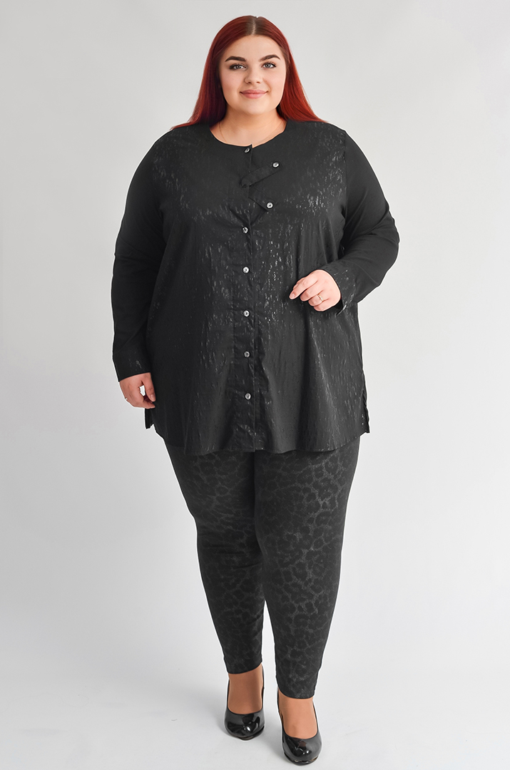 Туніка-сорочка з декором великих розмірів