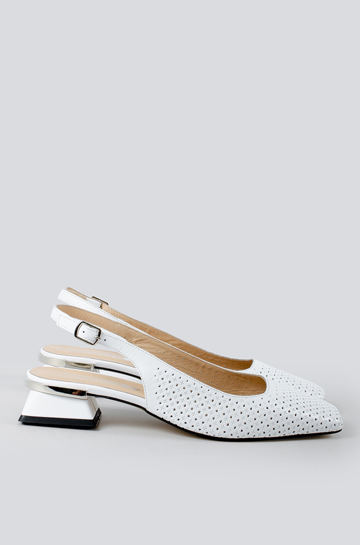 Туфли белые на каблуке больших размеров