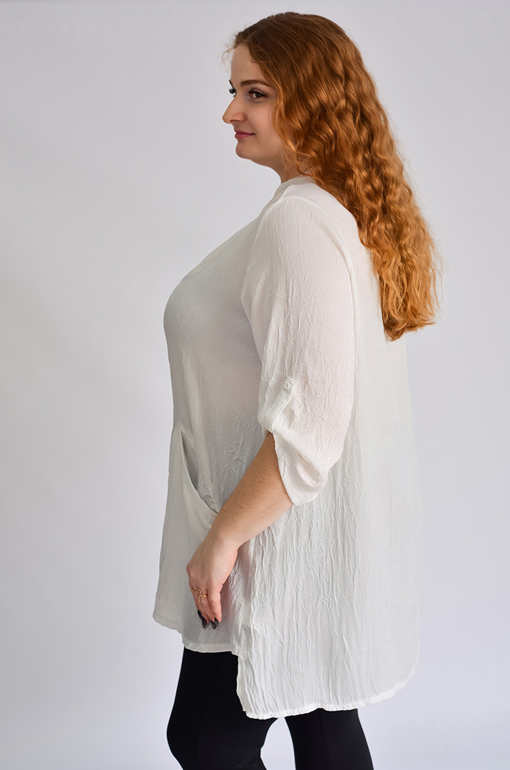 Туніка жатка з нашивками великих розмірів