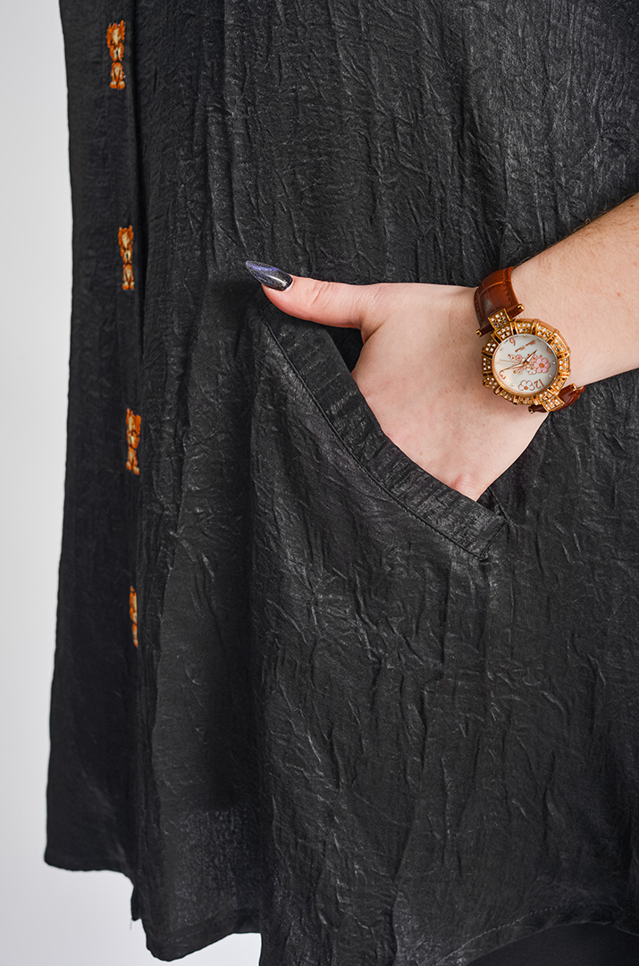 Туніка жатка з нашивками великих розмірів