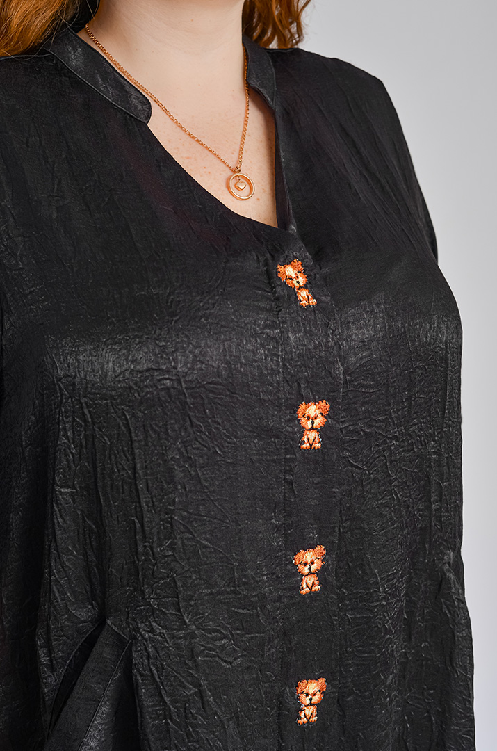 Туніка жатка з нашивками великих розмірів