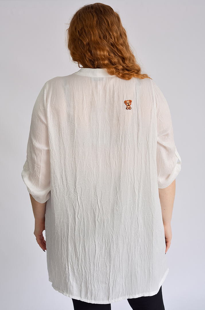 Туніка жатка з нашивками великих розмірів