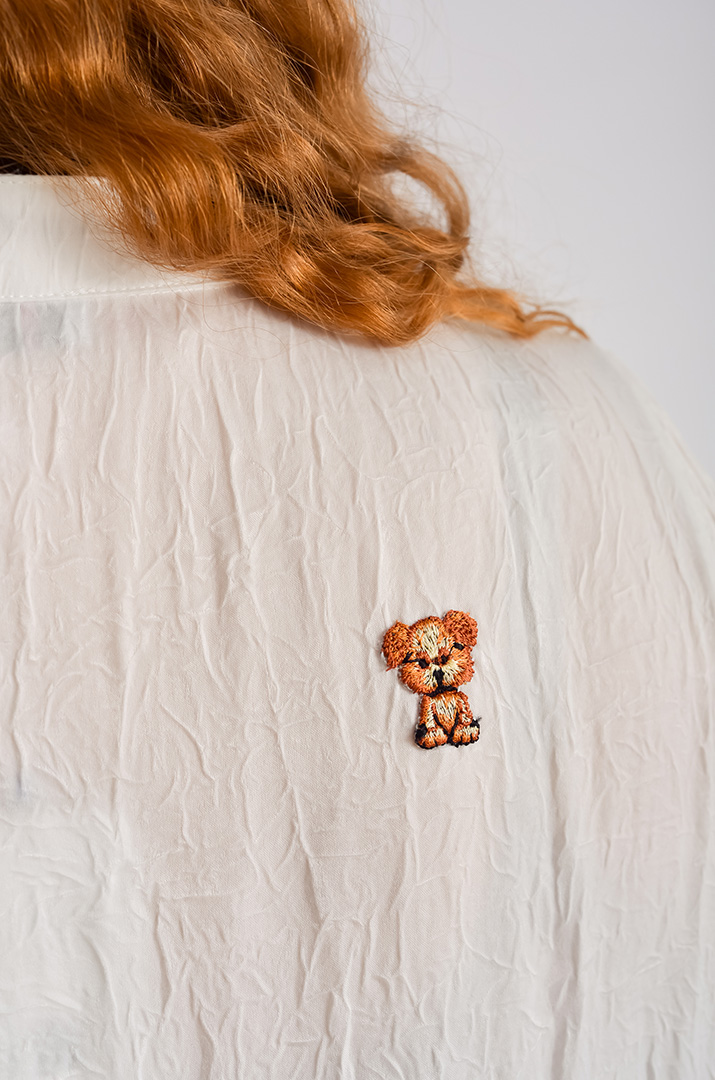 Туніка жатка з нашивками великих розмірів