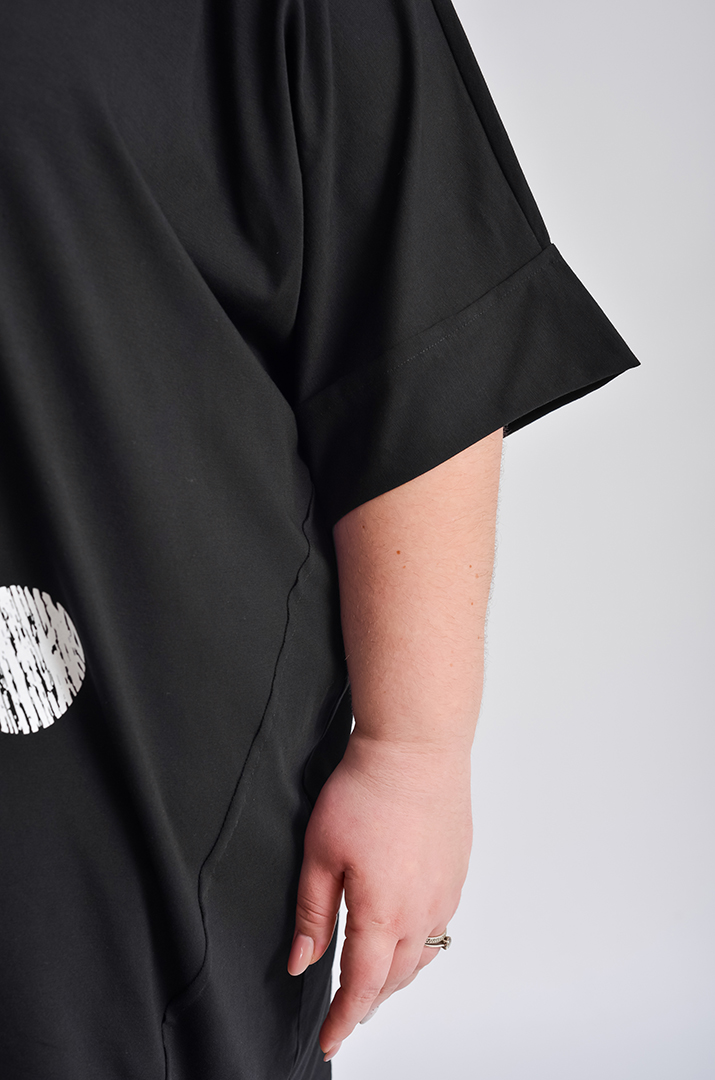 Туніка з принтом великих розмірів