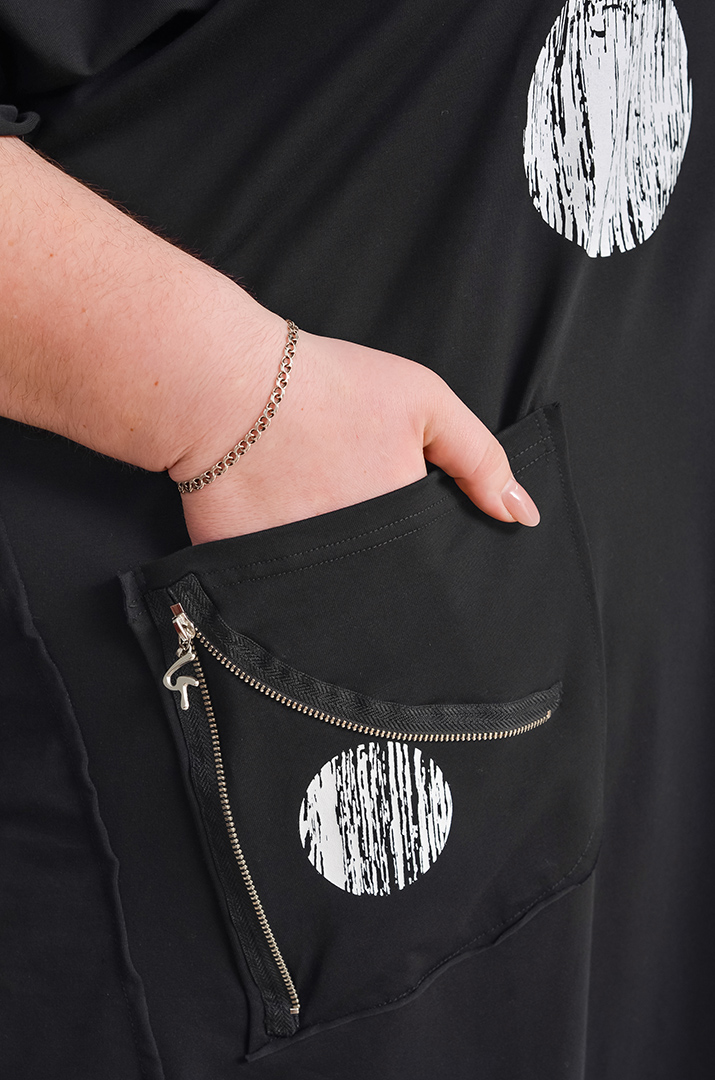 Туніка з принтом великих розмірів