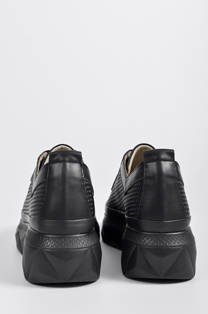 Туфлі чорні з прикрасою великих розмірів