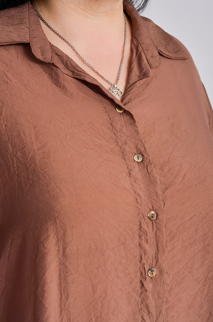 Туніка-сорочка з мереживом великих розмірів