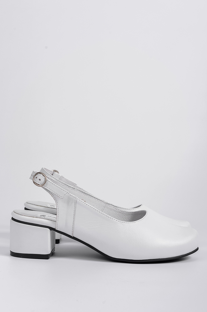 Туфлі білі на підборах на широкі ніжки великих розмірів