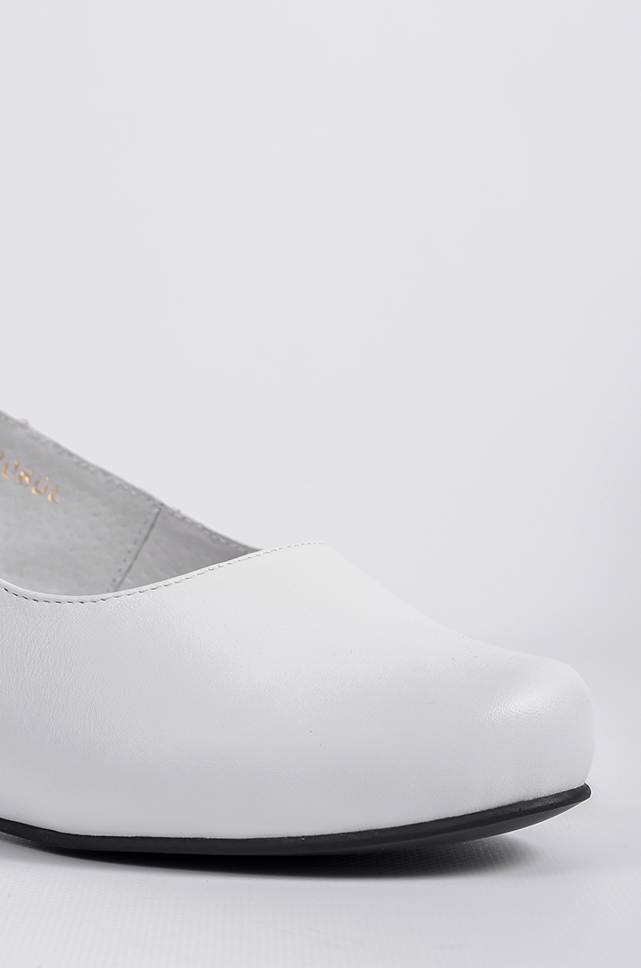 Туфлі білі на підборах на широкі ніжки великих розмірів