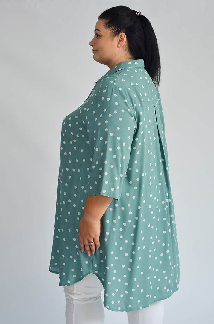 Туніка-сорочка з різними принтами великих розмірів