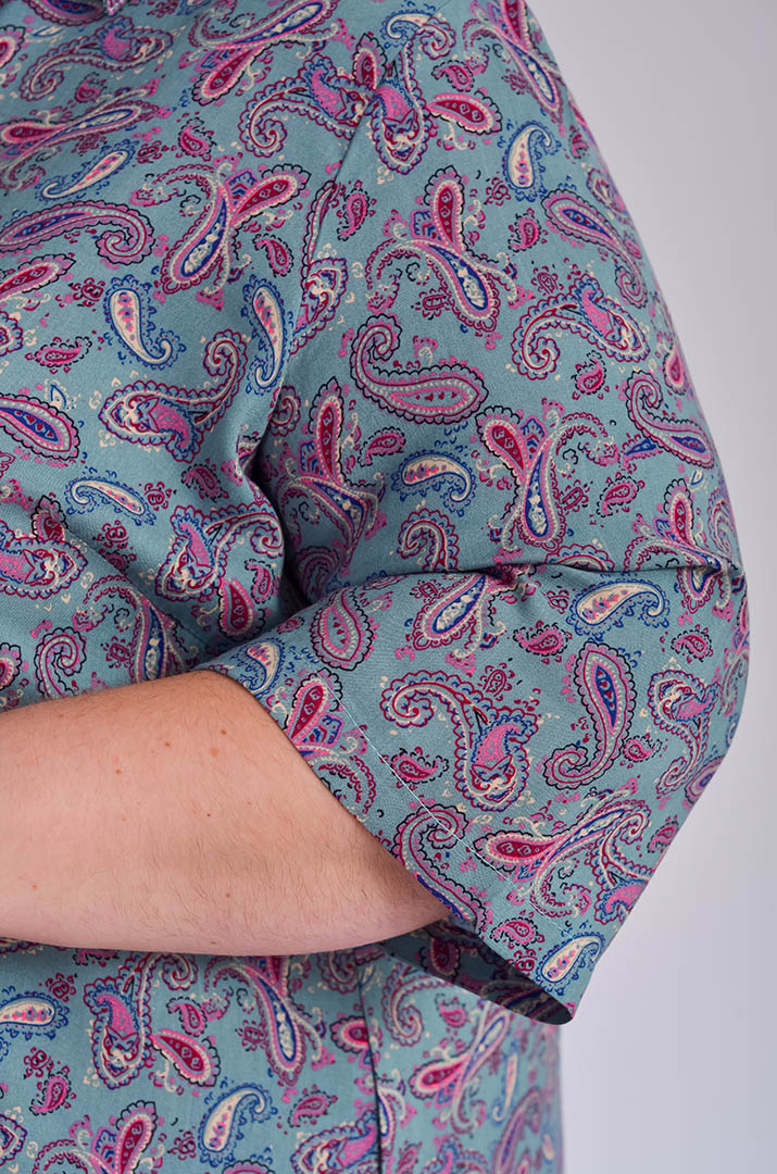 Туніка-сорочка з різними принтами великих розмірів