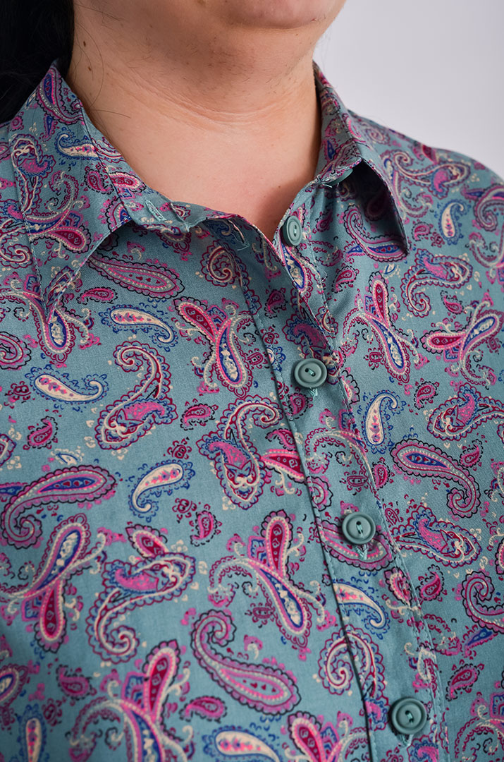 Туніка-сорочка з різними принтами великих розмірів