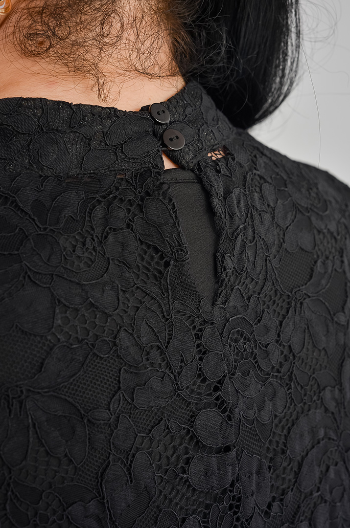 Туніка-двійка з мереживом і декоративними прикрасами великих розмірів