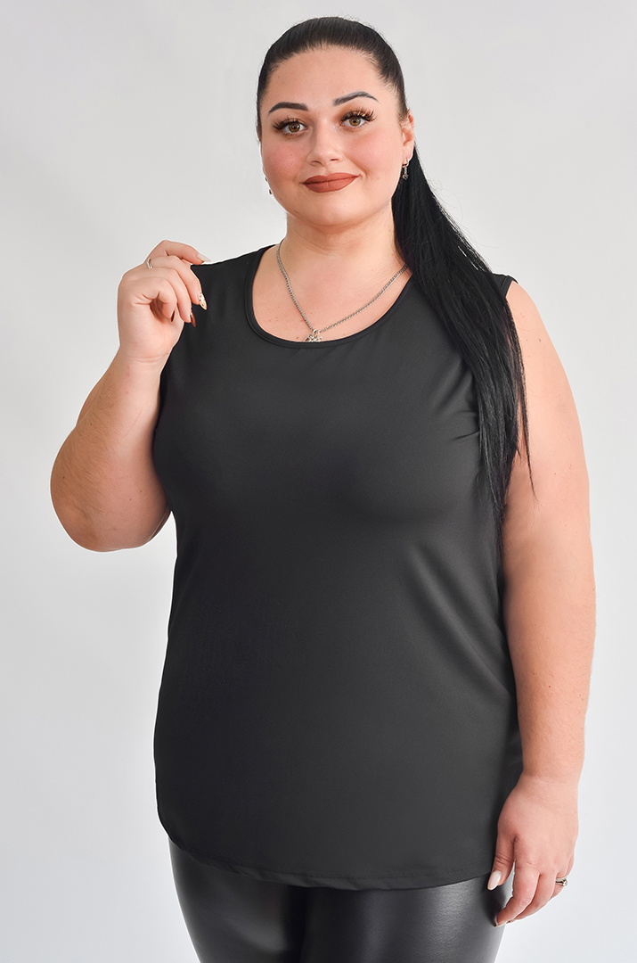 Туніка-двійка з мереживом і декоративними прикрасами великих розмірів