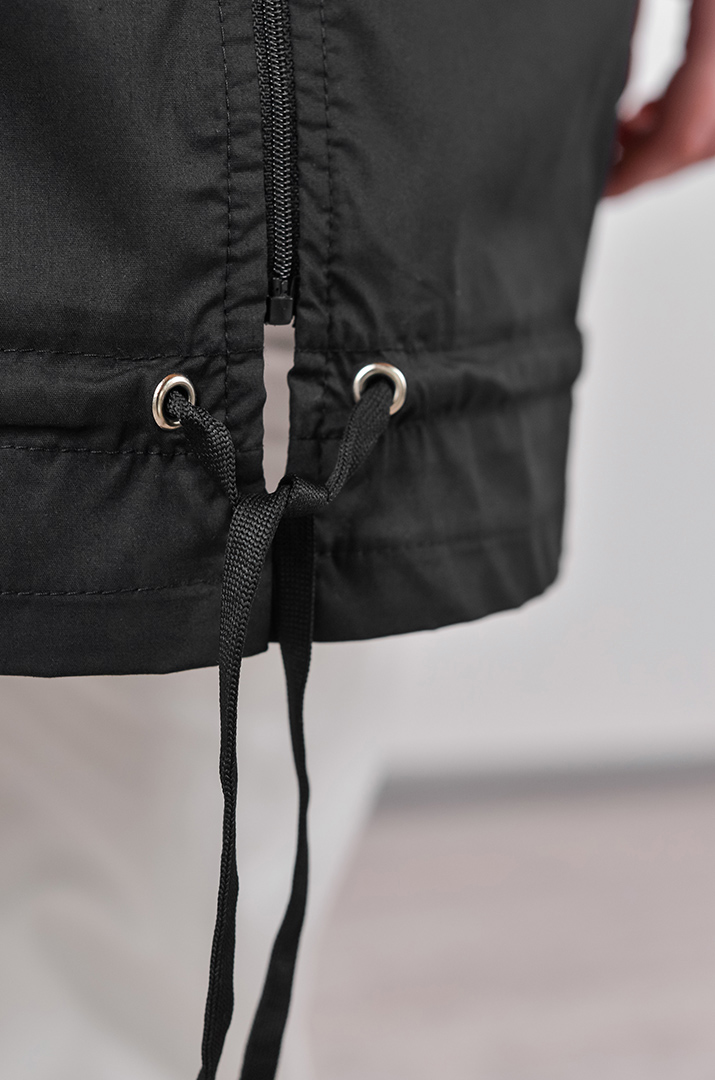 Туніка на блискавці з контрастними смужками великих розмірів