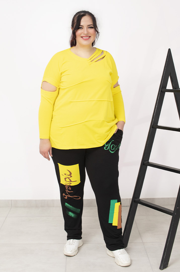 Футболка з відстібними рукавами супер батал