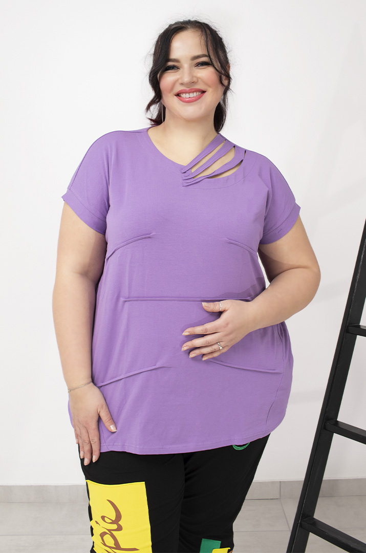 Футболка з відстібними рукавами супер батал