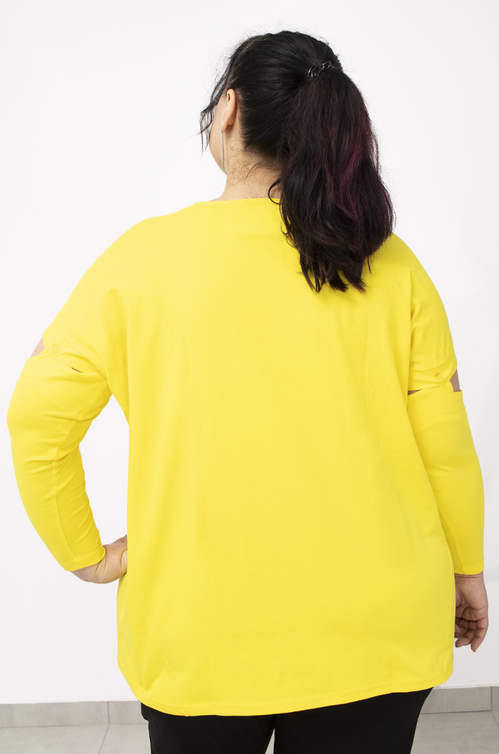 Футболка з відстібними рукавами супер батал