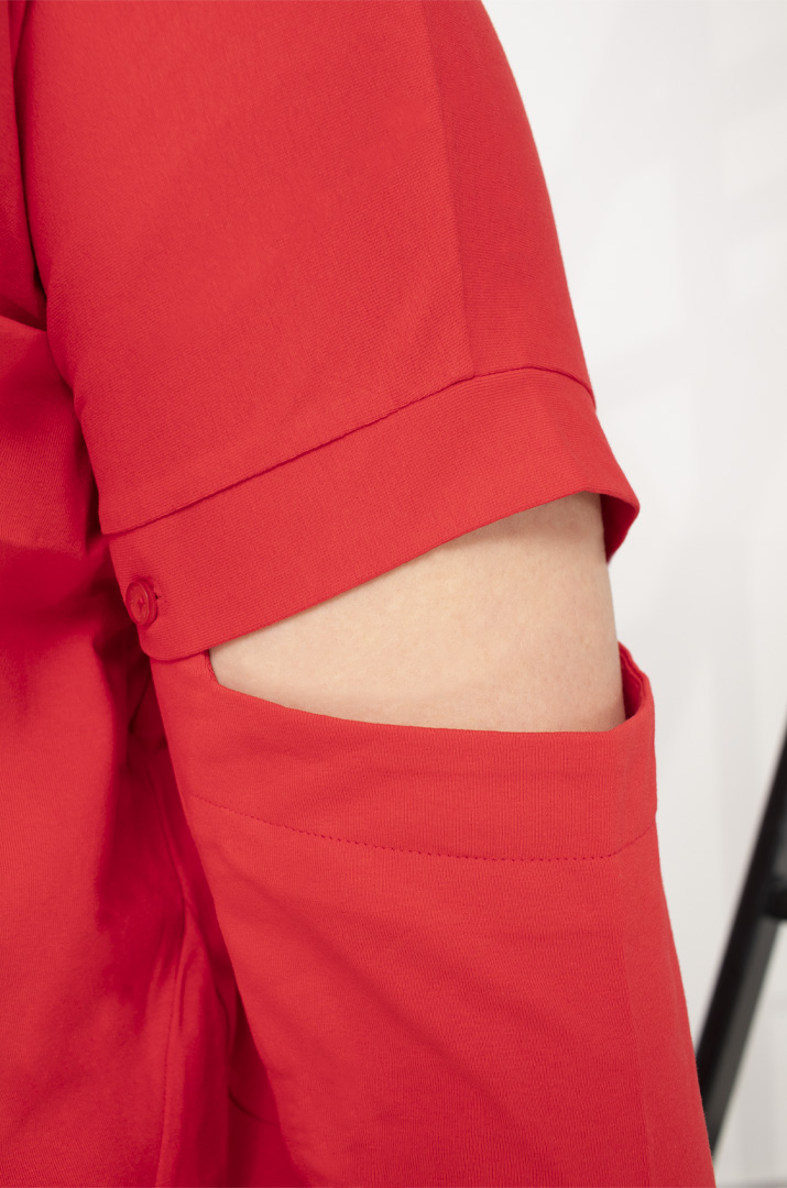 Футболка з відстібними рукавами супер батал