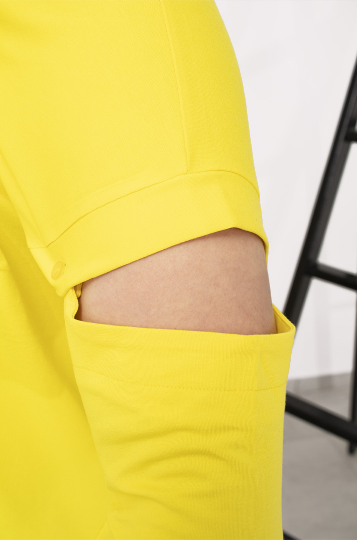 Футболка з відстібними рукавами супер батал