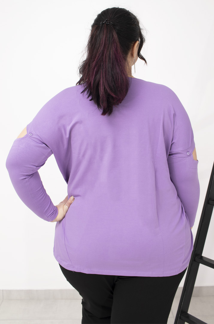 Футболка з відстібними рукавами супер батал