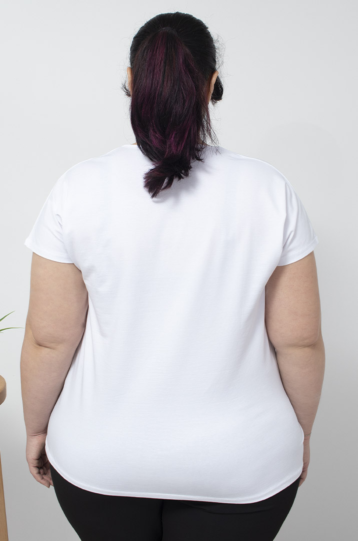 Футболка з принтом кульбабка супер батал