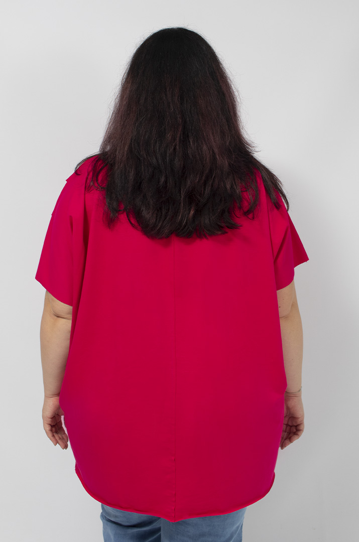 Футболка рвана однотонна супер батал