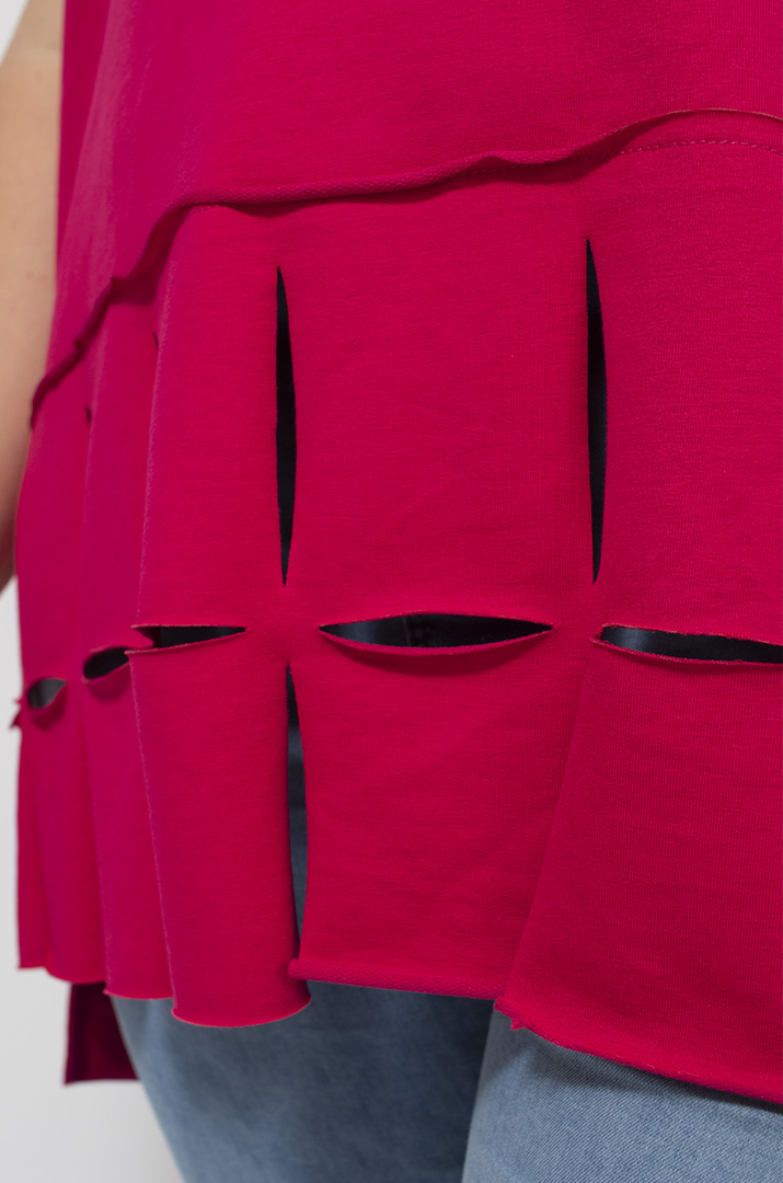 Футболка рвана однотонна супер батал