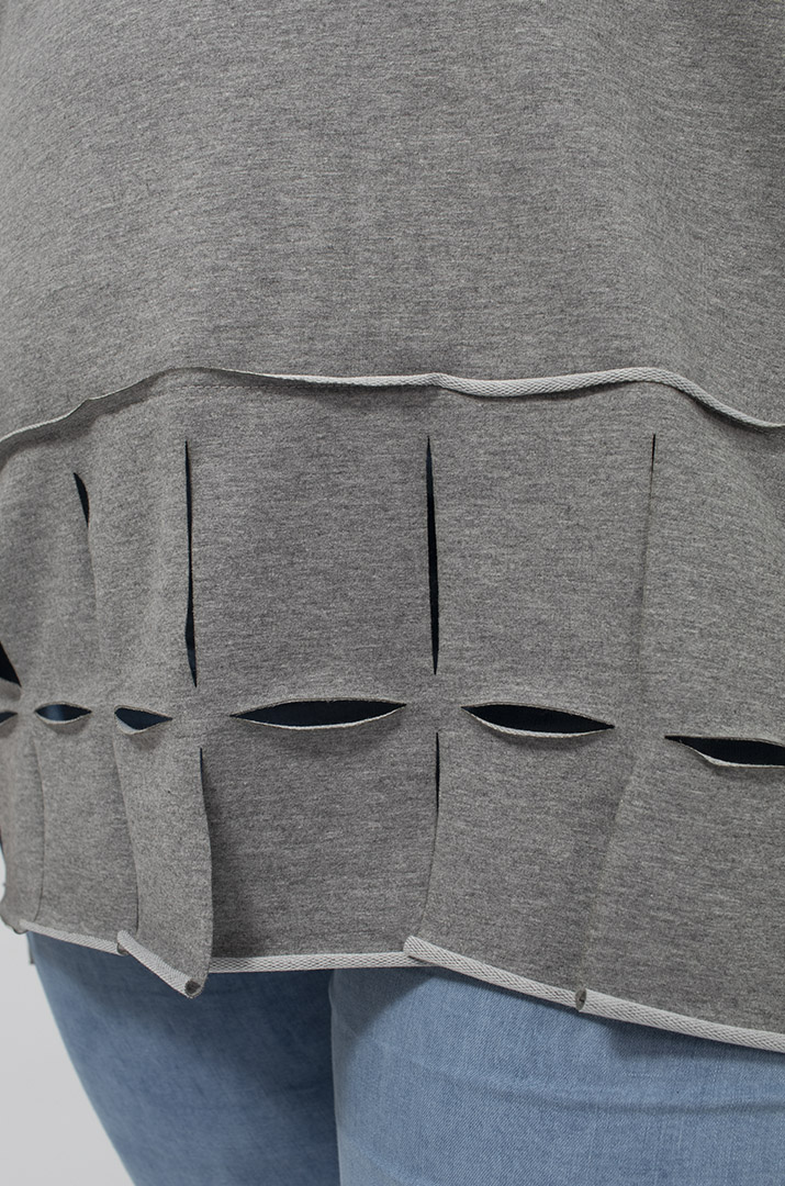 Футболка рвана однотонна супер батал