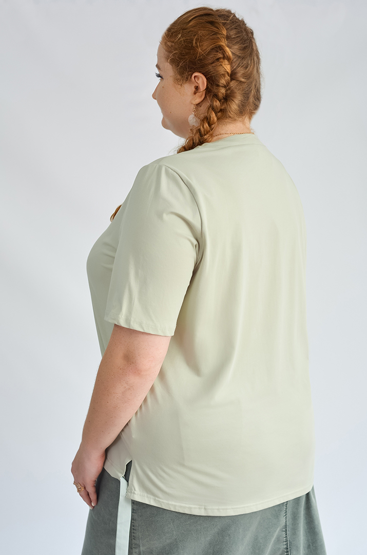 Футболка із зав'язками великих розмірів