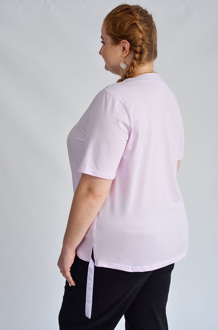 Футболка із зав'язками великих розмірів