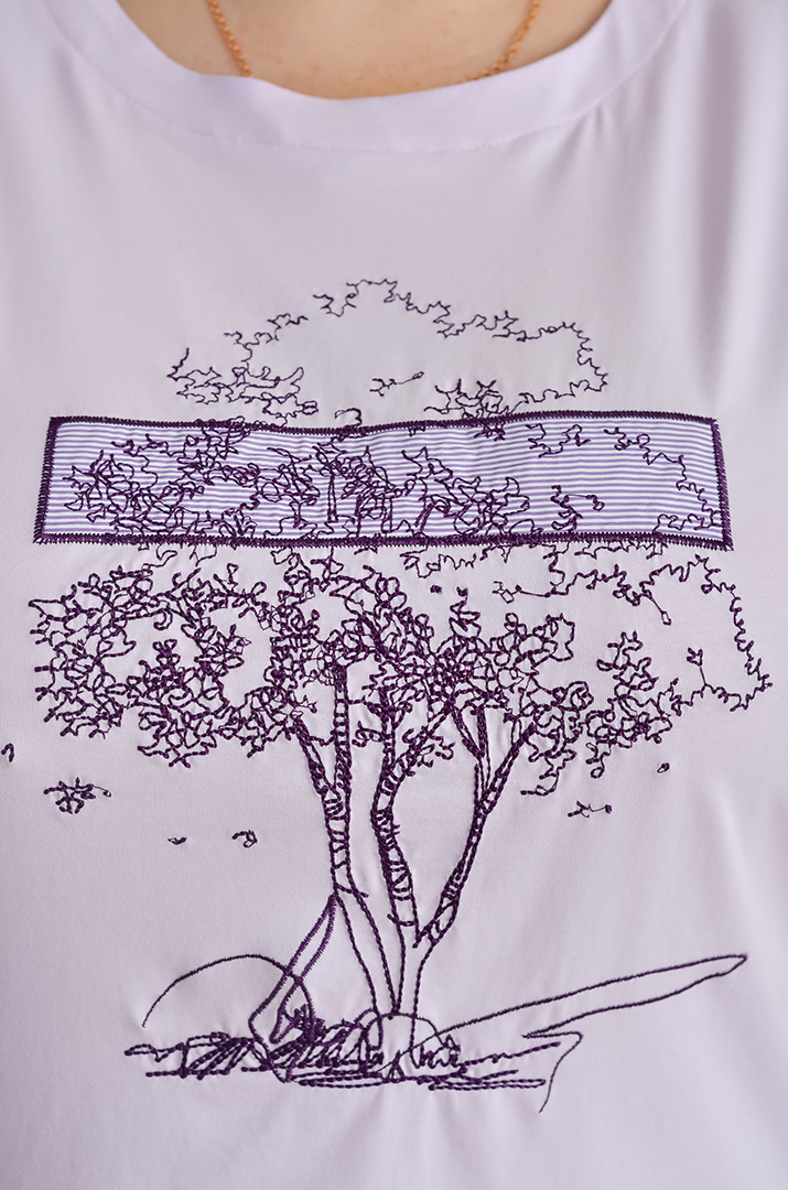 Футболка із зав'язками великих розмірів