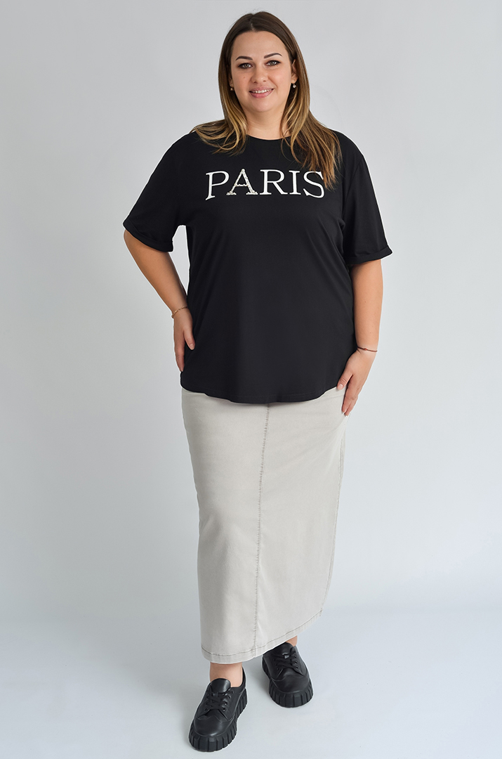 Футболка Paris великих розмірів