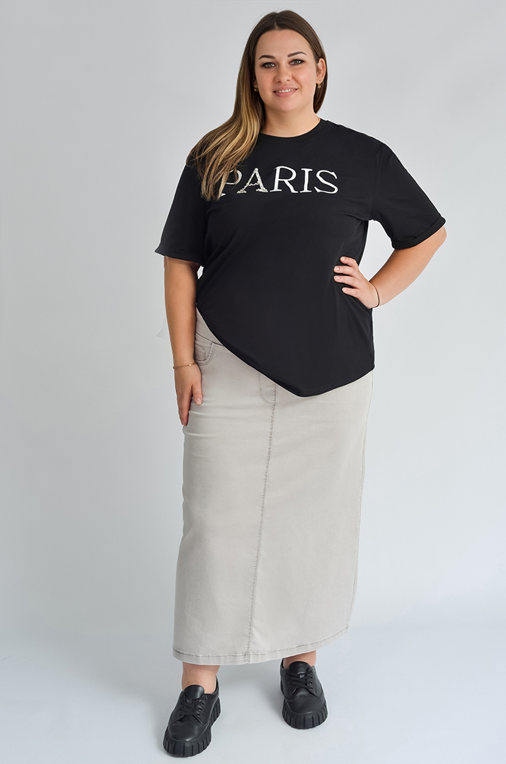 Футболка Paris великих розмірів