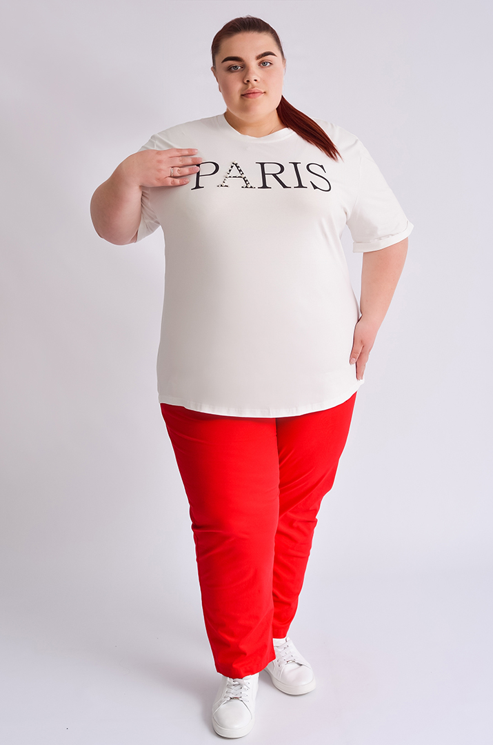 Футболка Paris великих розмірів